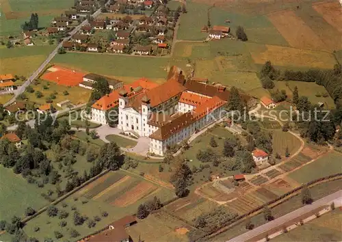 AK / Ansichtskarte Schlehdorf Kloster der Missions Dominikanerinnen Fliegeraufnahme Schlehdorf
