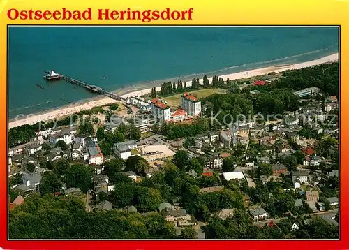 AK / Ansichtskarte Heringsdorf_Ostseebad_Usedom Fliegeraufnahme Heringsdorf_Ostseebad