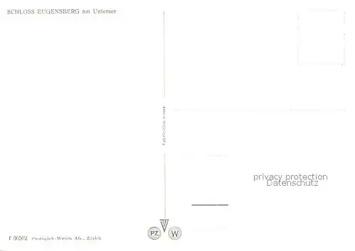 AK / Ansichtskarte Salenstein_TG Schloss Eugensberg am Untersee Salenstein_TG