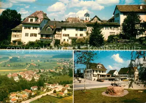 AK / Ansichtskarte Grueningen_ZH Herrenbaumgarten Fliegeraufnahme Binzikon Grueningen ZH