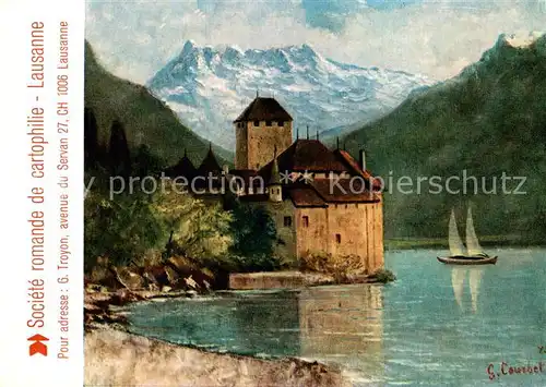 AK / Ansichtskarte Lausanne_VD Chillon et les Dents du Midi Lausanne VD