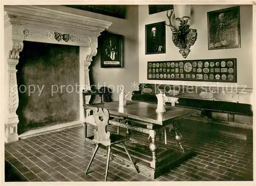 AK / Ansichtskarte Schaffhausen__SH Staedtisches Museum zu Allerheiligen Vorraum des Kreuzsaales 