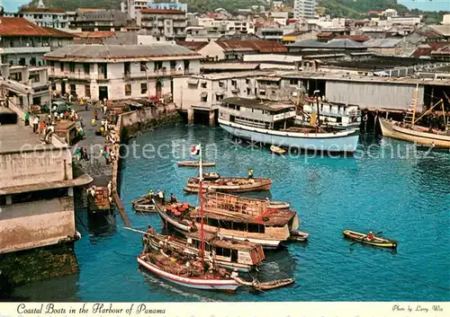 AK / Ansichtskarte Panama Coastal Boats in the Harbour of Panama Panama