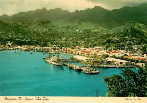 AK / Ansichtskarte St_Vincent_Grenadines The Kingstown Deepwater Pier Air view 