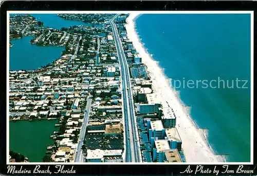 AK / Ansichtskarte Madeira_Beach_USA Air view 