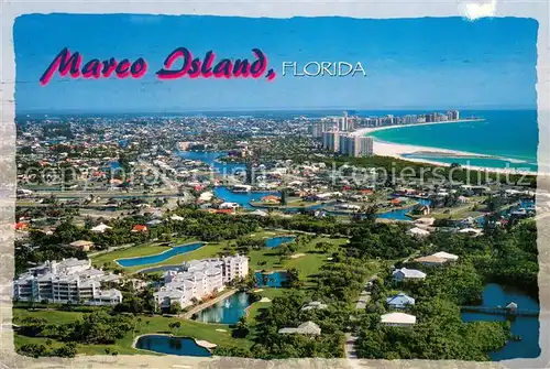 AK / Ansichtskarte Marco_Island_Florida Air view of Tropical Marco Island 