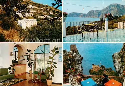 AK / Ansichtskarte Costiera_Amalfitana Hotel Bella Vista Teilansichten Innen u. Aussen Costiera_Amalfitana