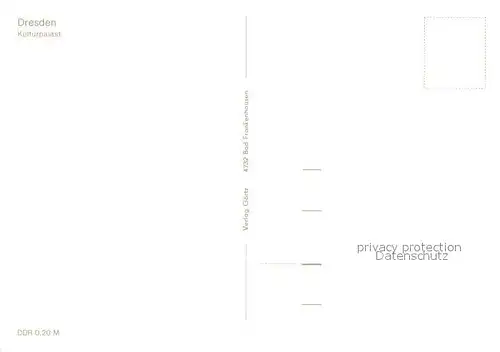 AK / Ansichtskarte Dresden Kulturpalast m. Strassenbahnen Dresden