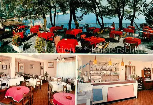 AK / Ansichtskarte Limone_sul_Garda Restaurant Locanda Teilansichten Innen u. Aussen  Limone_sul_Garda