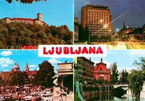 AK / Ansichtskarte Ljubljana_Laibach Teilansichten 