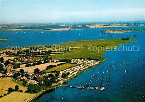 AK / Ansichtskarte Olpenitzdorf Fliegeraufnahme Teilansicht m. Maasholm 