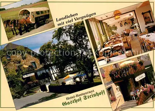 AK / Ansichtskarte Finnentrop Hotel Restaurant Gasthof Steinhoff Teilansichten Innen u. Aussen Finnentrop