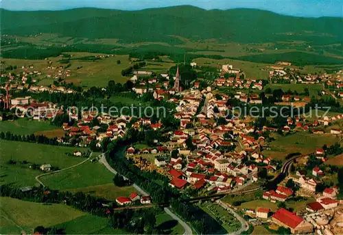 AK / Ansichtskarte Zwiesel__Niederbayern Fliegeraufnahme Gesamtansicht 