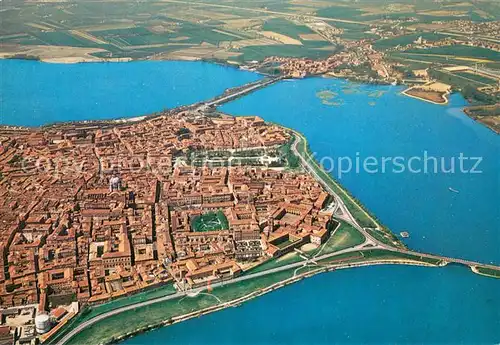 AK / Ansichtskarte Mantova Fliegeraufnahme Castello S. Giorgio Mantova