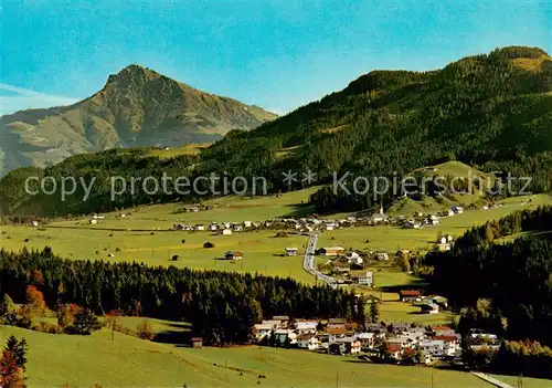 AK / Ansichtskarte Ellmau_Tirol mit Kitzbueheler Horn Ellmau Tirol