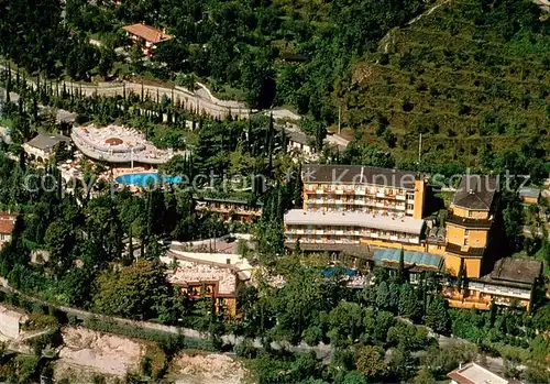 AK / Ansichtskarte Limone_sul_Garda Hotel Cristina Fliegeraufnahme Limone_sul_Garda