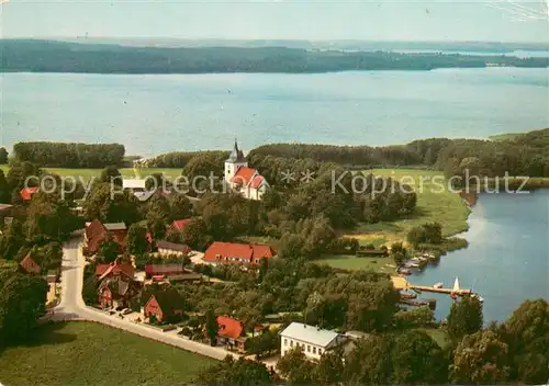 AK / Ansichtskarte Bosau am Grossen Ploener See Fliegeraufnahme Bosau