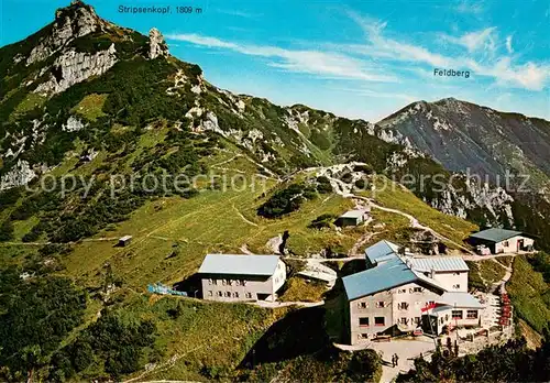 AK / Ansichtskarte Stripsenjochhaus mit Stripsenkopf und Feldberg im Wilden Kaiser Stripsenjochhaus