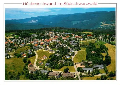 AK / Ansichtskarte Hoechenschwand Fliegeraufnahme Hoechenschwand