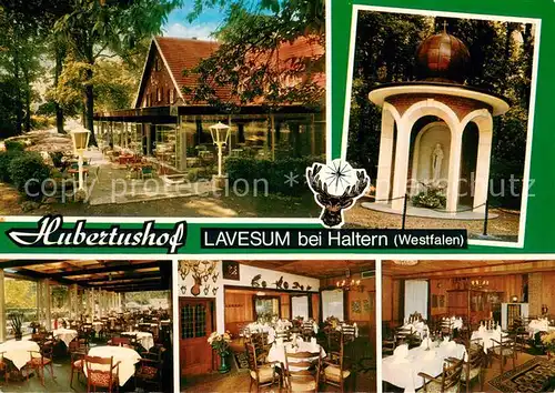AK / Ansichtskarte Lavesum Hubertushof Park Pavillon Gastraeume Lavesum