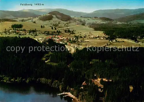 AK / Ansichtskarte Windgfaellweiher Fliegeraufnahme mit Feldberg Windgfaellweiher
