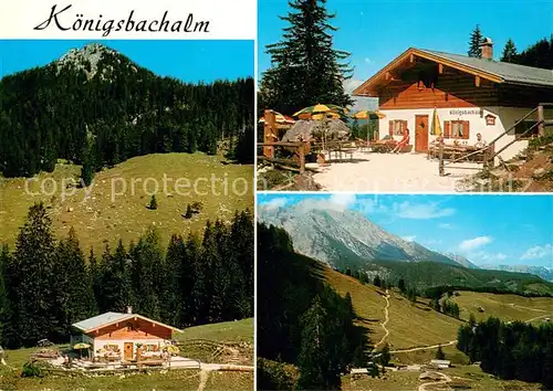 AK / Ansichtskarte Berchtesgaden Koenigsbachalm Panorama Berchtesgaden