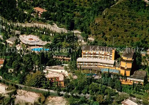 AK / Ansichtskarte Limone_sul_Garda Hotel Cristina Fliegeraufnahme Limone_sul_Garda