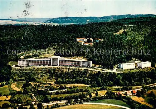 AK / Ansichtskarte Schwabthal Kurklinik Lautergrund Fliegeraufnahme Schwabthal