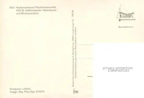 AK / Ansichtskarte Hoechenschwand Fliegeraufnahme mit Feldberg Hoechenschwand