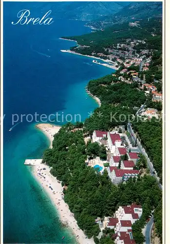 AK / Ansichtskarte Brela Fliegeraufnahme Brela