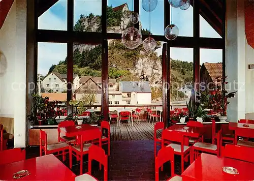 AK / Ansichtskarte Pottenstein_Oberfranken Cafe Konditorei Mager Gaststube Pottenstein_Oberfranken