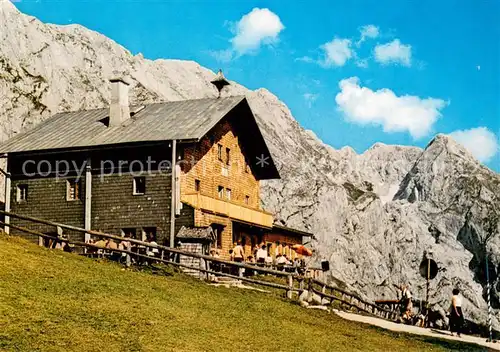 AK / Ansichtskarte Berchtesgaden Stahlhaus am Torrenerjoch mit Graswandkopf Berchtesgaden