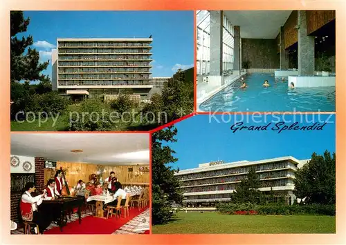 AK / Ansichtskarte Kupele_Piestany Balnea Grand Spendid Gastraum Park Kupele_Piestany