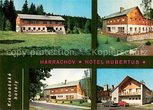 AK / Ansichtskarte Krkonose_Czechia Hotel Hubertus s ubytovnou v Harrachove 