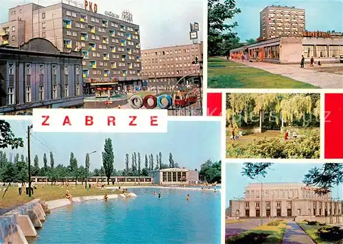 AK / Ansichtskarte Zabrze Dom Handlowy Supersam Dom Mazyki i Tanca Zabrze