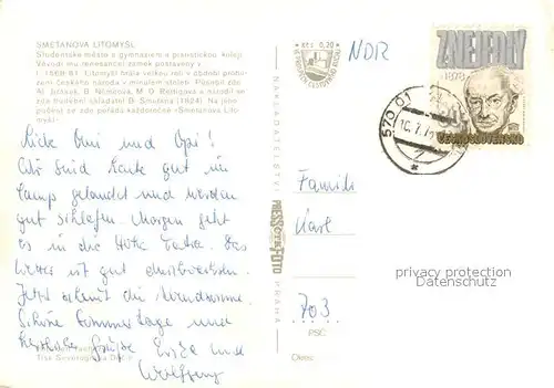 AK / Ansichtskarte Litomysl Teilansichten Litomysl