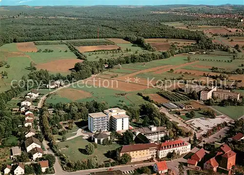 AK / Ansichtskarte Mingolsheim Fliegeraufnahme Sanatorium St. Rochus Mingolsheim