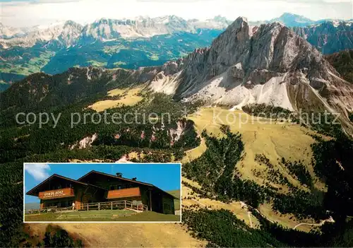 AK / Ansichtskarte Antermoia uetia de Boerz Aussenansicht m. Dolomiten Antermoia