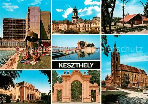 AK / Ansichtskarte Keszthely Teilansichten d. Stadt Keszthely
