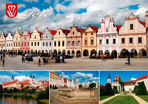 AK / Ansichtskarte Telc_Czechia Teilansichten 