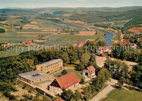 AK / Ansichtskarte Vlotho Fliegeraufnahme Der Jugendhof Vlotho