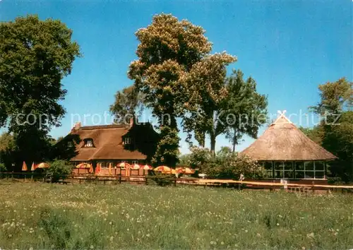 AK / Ansichtskarte Ploen_See Prinzeninsel m. niedersaechsischem Bauernhaus Ploen_See