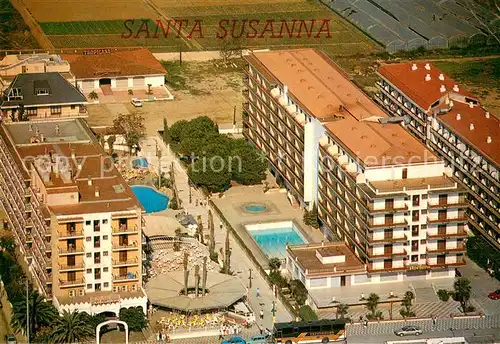 AK / Ansichtskarte Santa_Susanna_Cataluna Fliegeraufnahme Costa del Maresme 