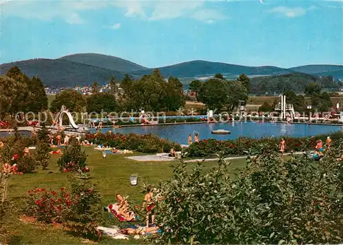 AK / Ansichtskarte Zwiesel__Niederbayern Freibad 