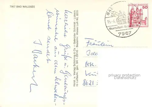 AK / Ansichtskarte Bad_Waldsee Kurort Stadtkirche Bad_Waldsee