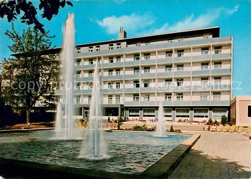 AK / Ansichtskarte Bad_Wildungen Kursanatorium Wicker Wasserspiele Bad_Wildungen
