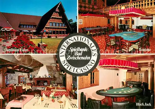 AK / Ansichtskarte Bad_Zwischenahn Spielcasino Spielbank Roulette Black Jack Restaurant Jagdhaus Eiden Bad_Zwischenahn