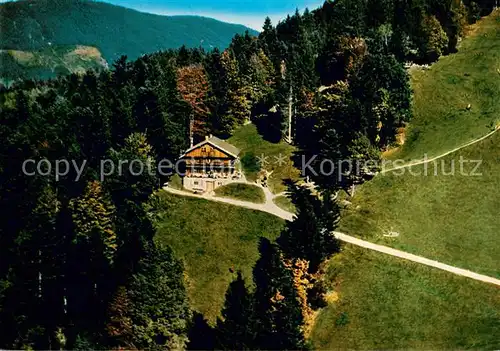 AK / Ansichtskarte Lenggries Denkhuette Fliegeraufnahme Lenggries