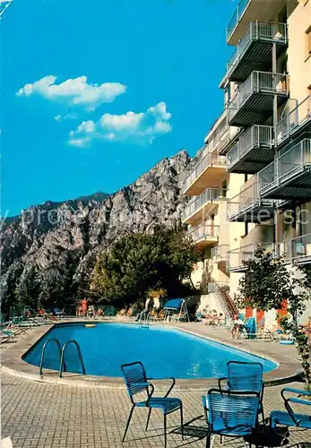 AK / Ansichtskarte Limone_sul_Garda Hotel Panorama parco piscina e spaggia privata Limone_sul_Garda