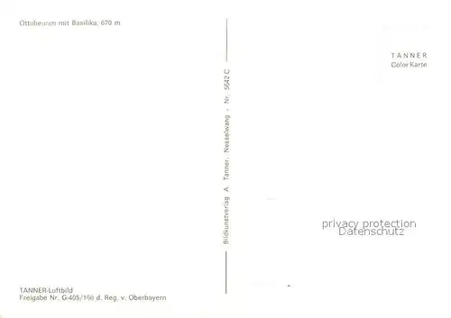 AK / Ansichtskarte Ottobeuren Fliegeraufnahme mit Basilika Ottobeuren